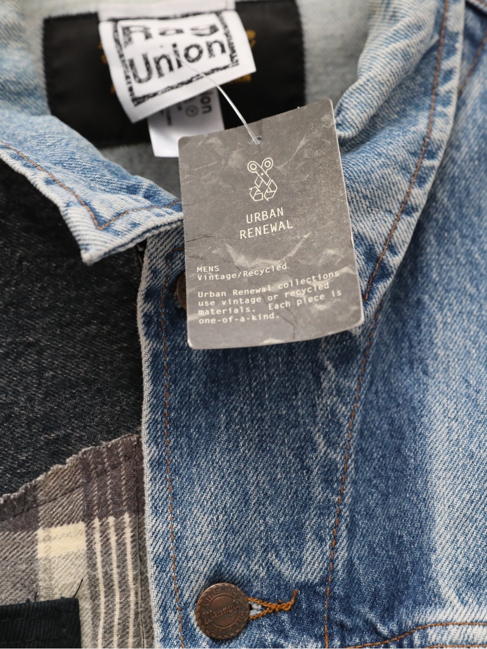 NWT Rag Union Reconstructed Wrangler - Picture 13 of 13